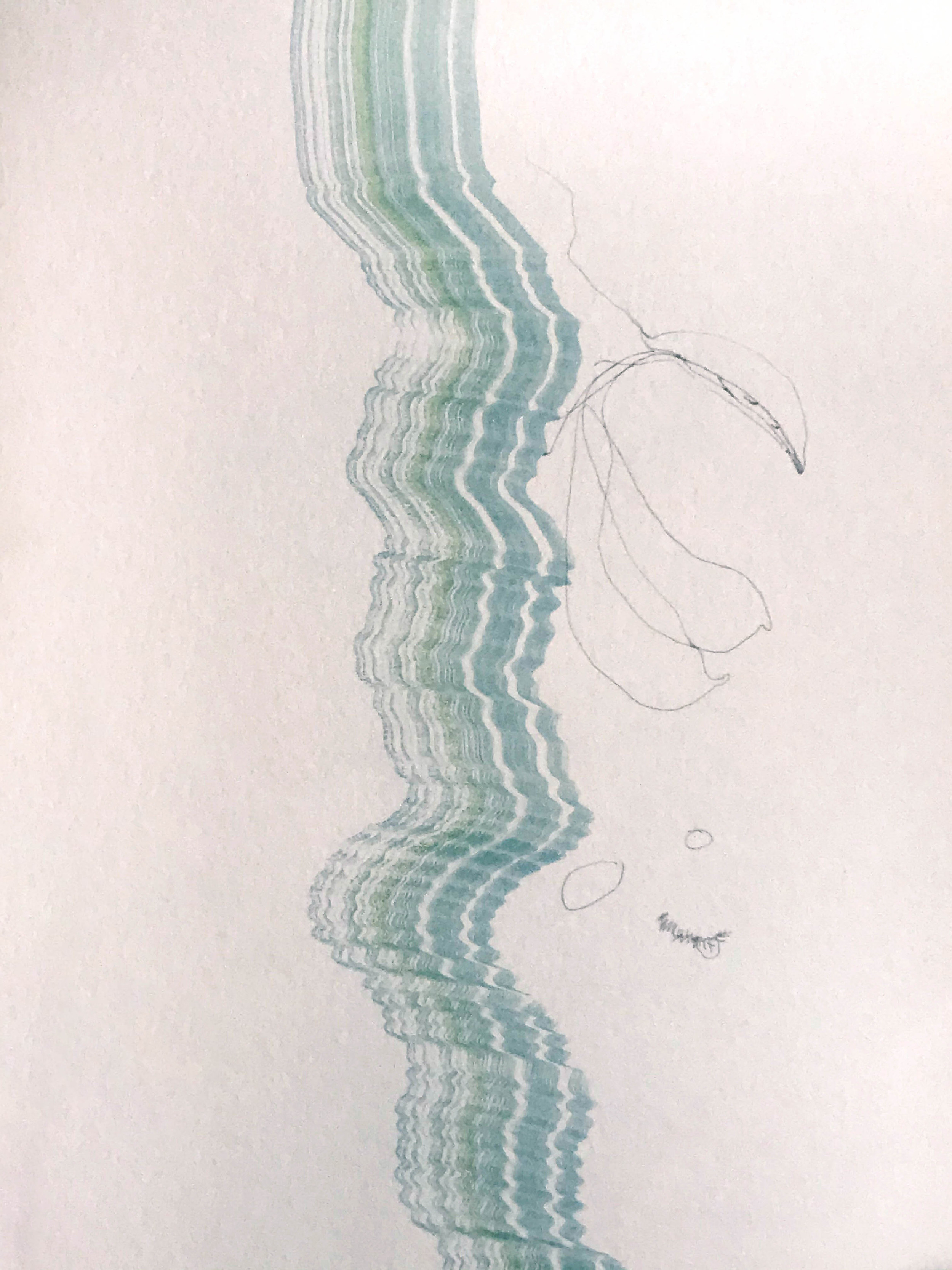 Untitled, 2012, 10"x7" watercolor, ink, pencil on watercolor paper